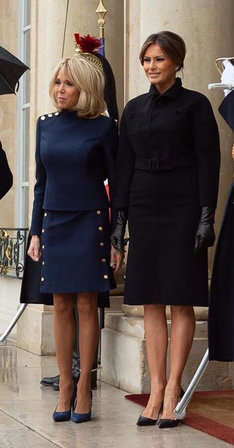 GILF Politische Strumpfhose Brigitte Macron (Frankreich)