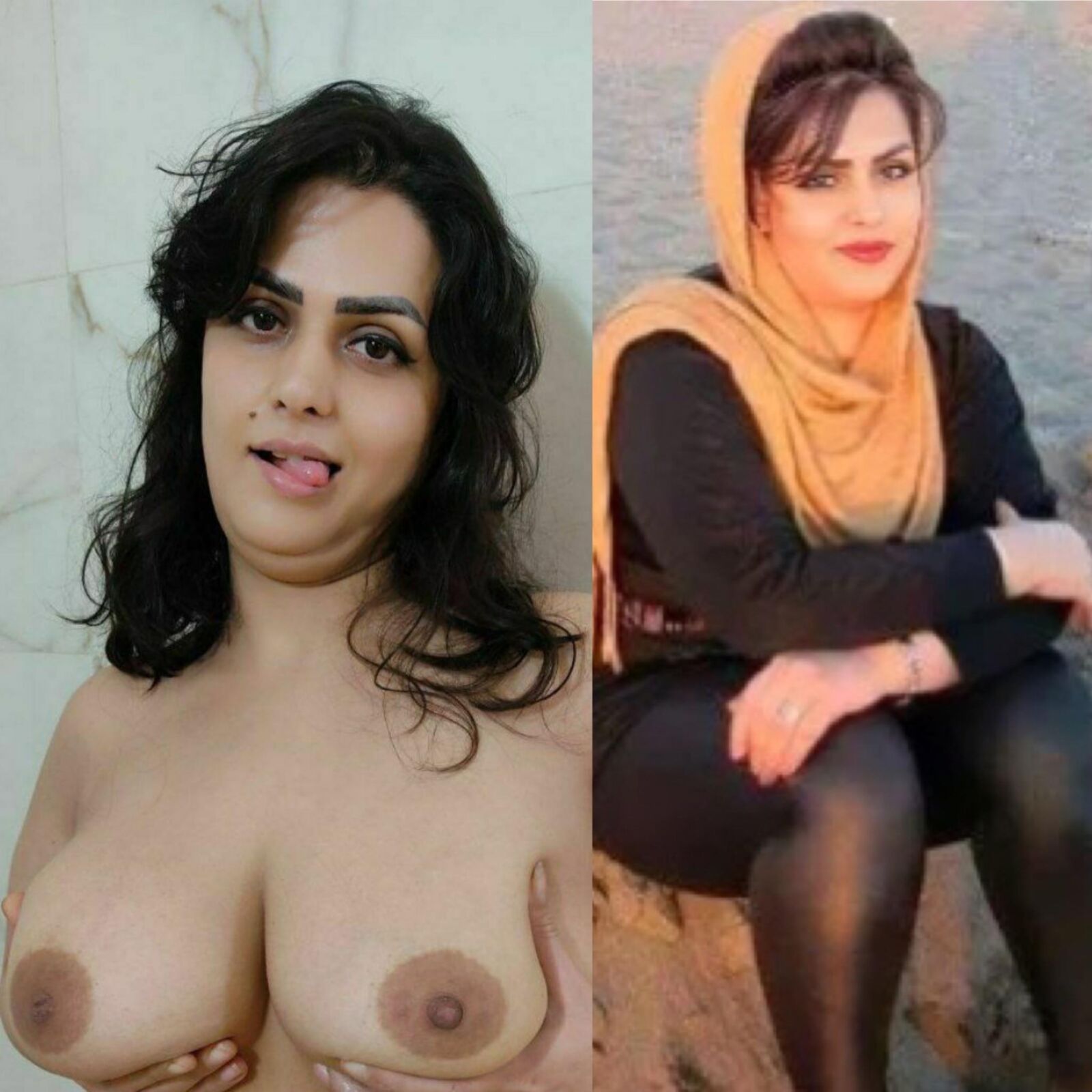 Iranische Hijabi-Huren entlarvt