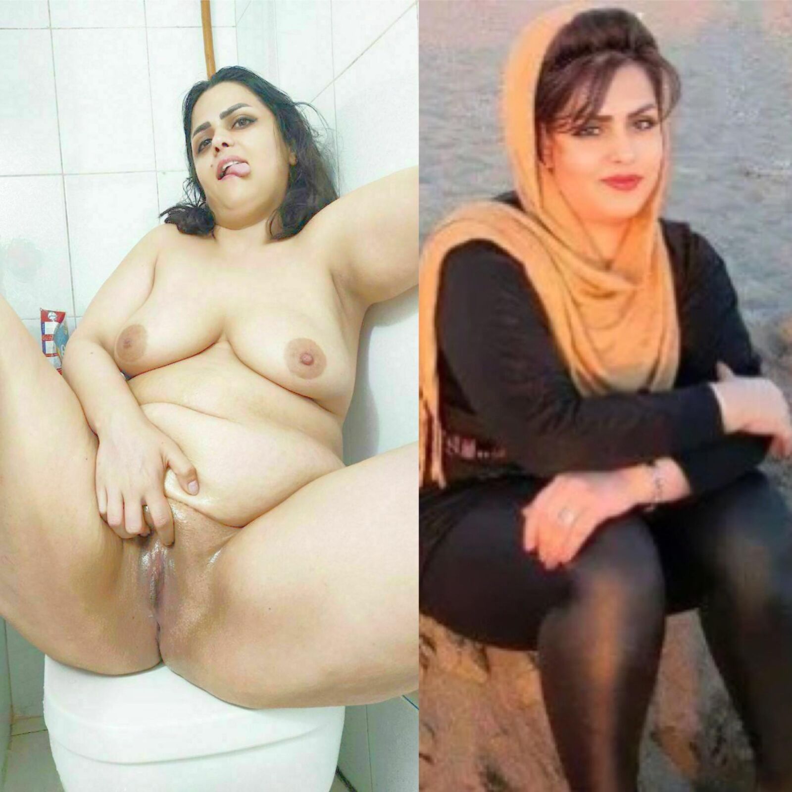 Iranische Hijabi-Huren entlarvt