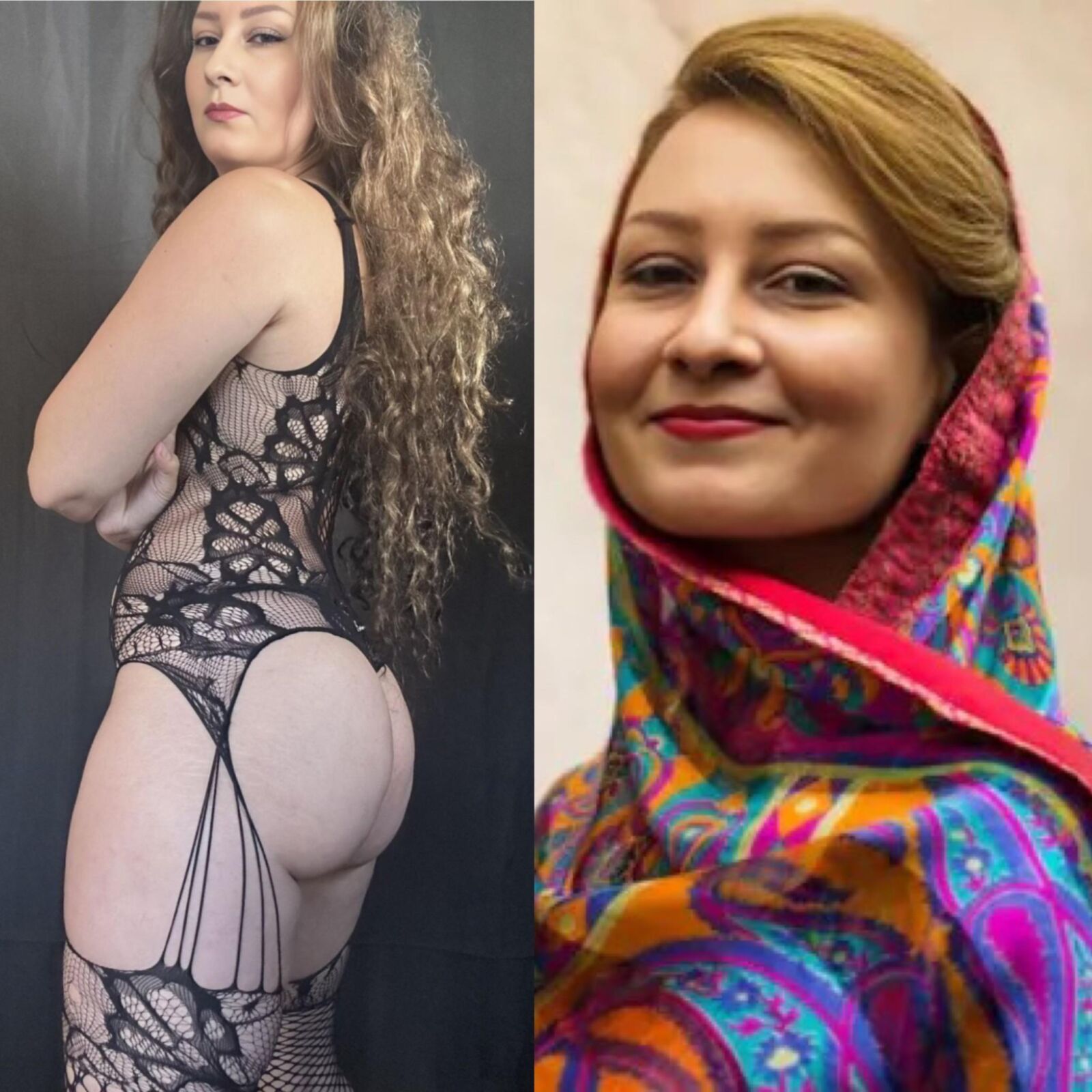 Iranische Hijabi-Huren entlarvt