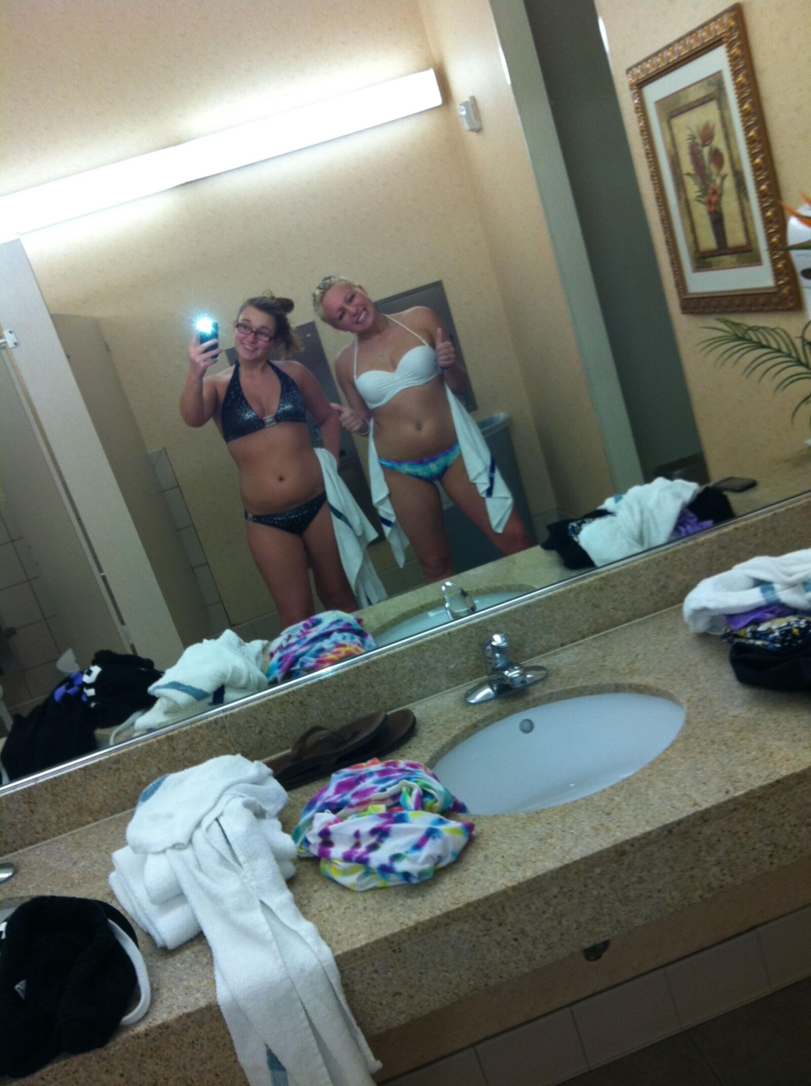 American college girlfriend selfie undies and nudes