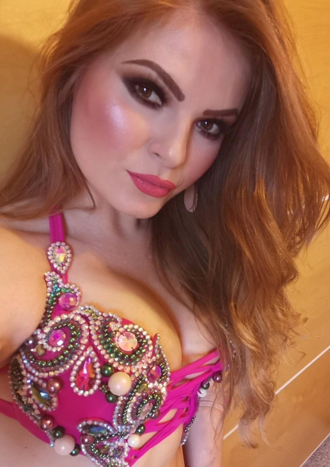 Delicious sexy seductive belly dancer