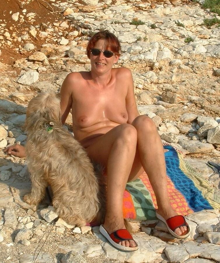 Mature Redhead At A Nudist Campsite