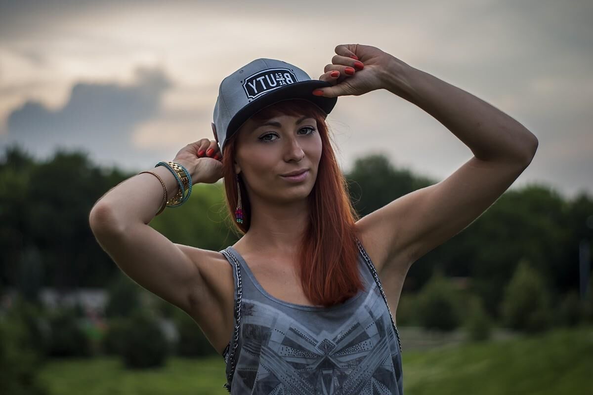 Redhead in Air Max