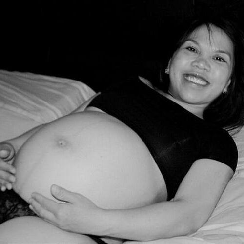 Asiatique enceinte