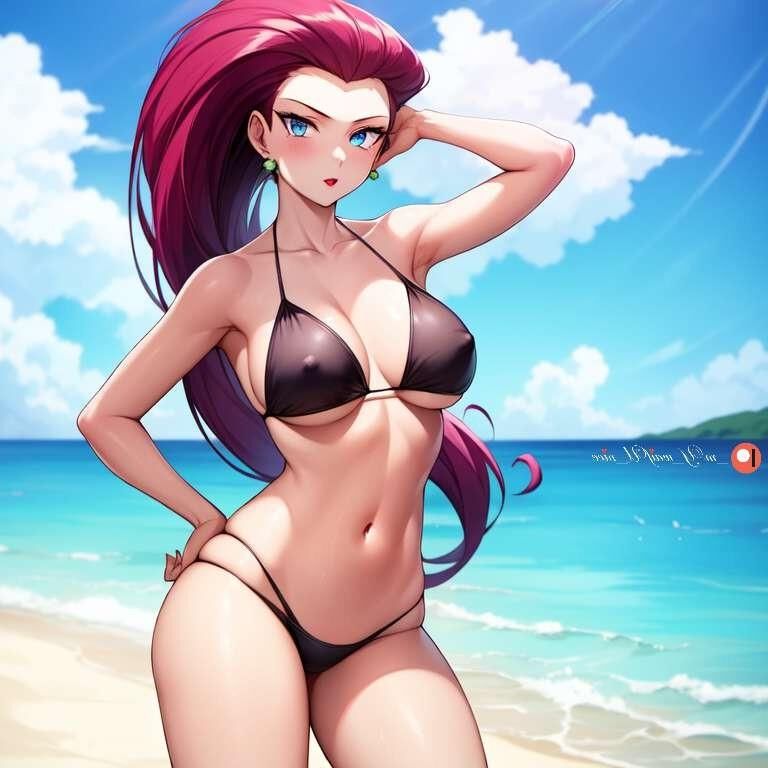 Pokemon Jessie Art no desnuda pero sexy