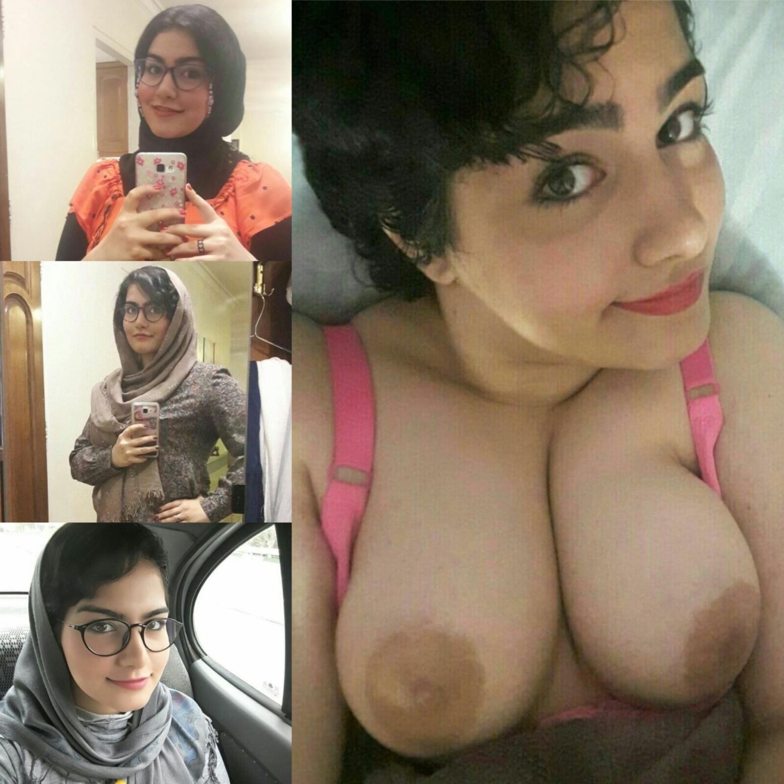 Pute iranienne hijabi exposée