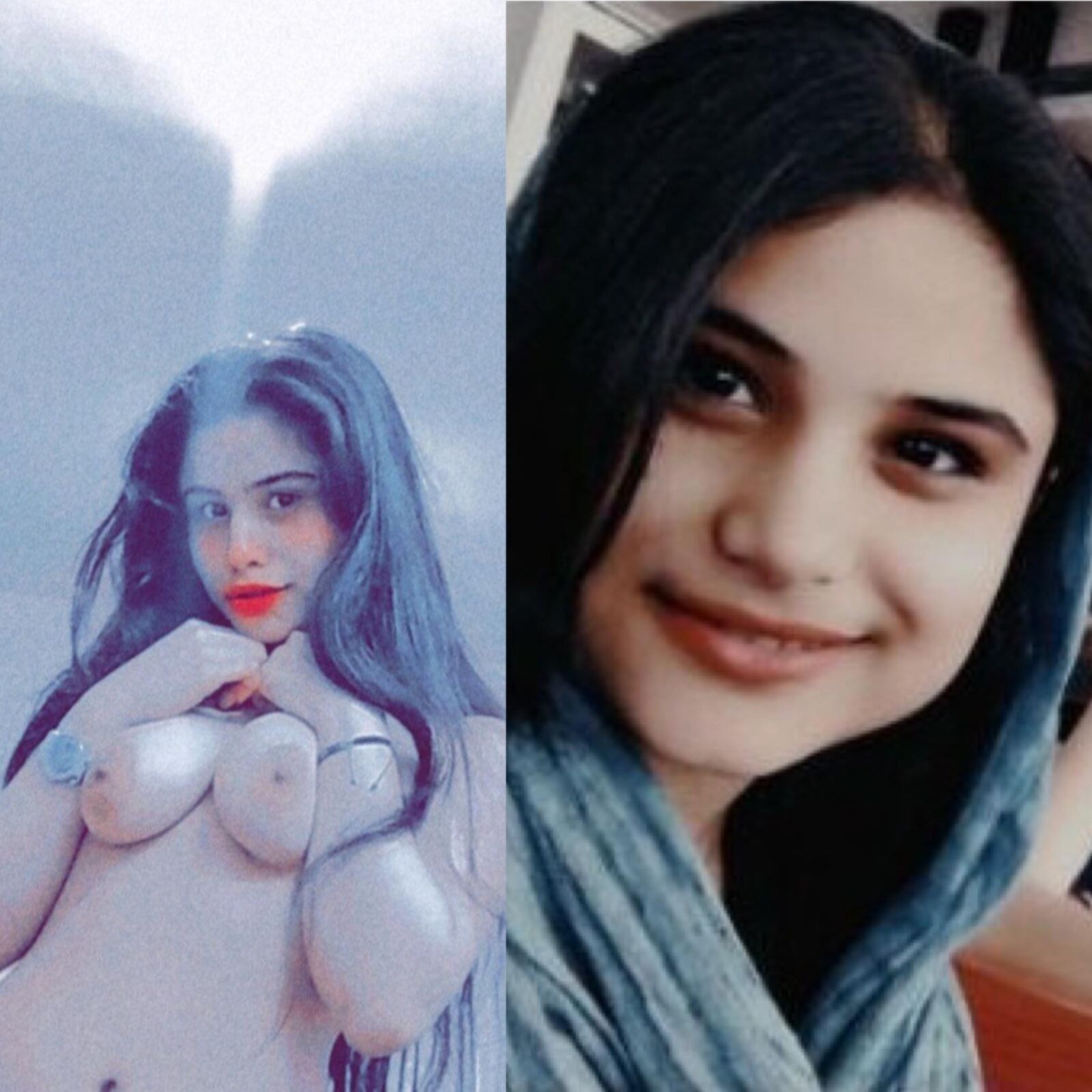 Pute iranienne hijabi exposée