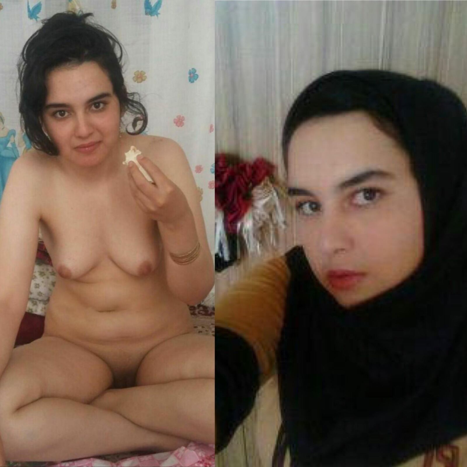 Pute iranienne hijabi exposée