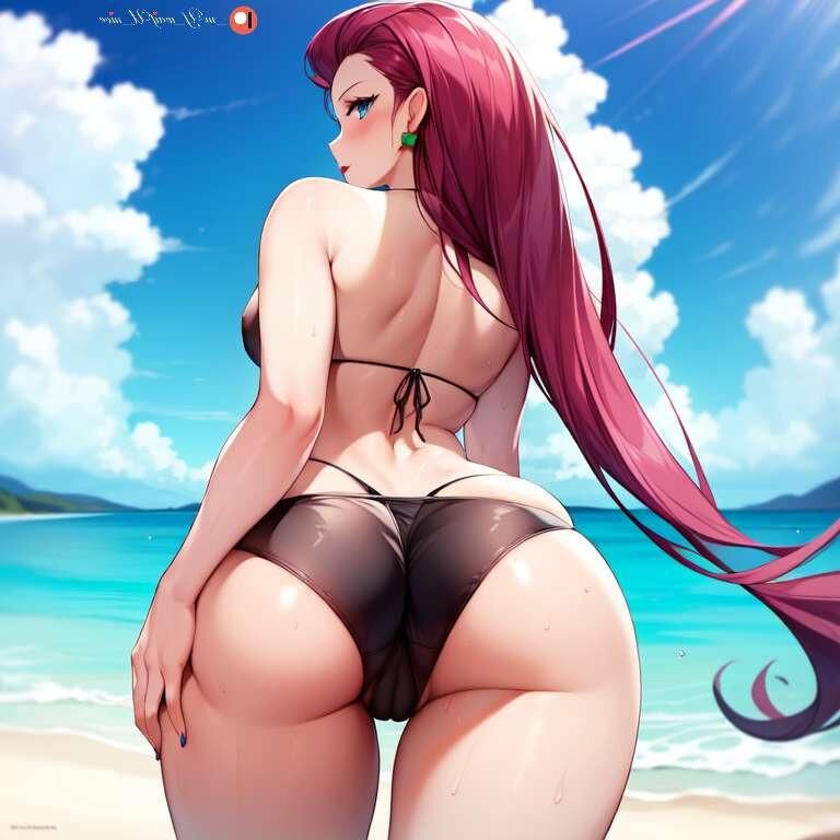 Pokemon Jessie Art no desnuda pero sexy