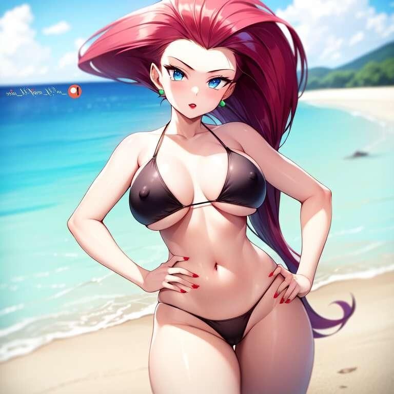 Pokemon Jessie Art no desnuda pero sexy