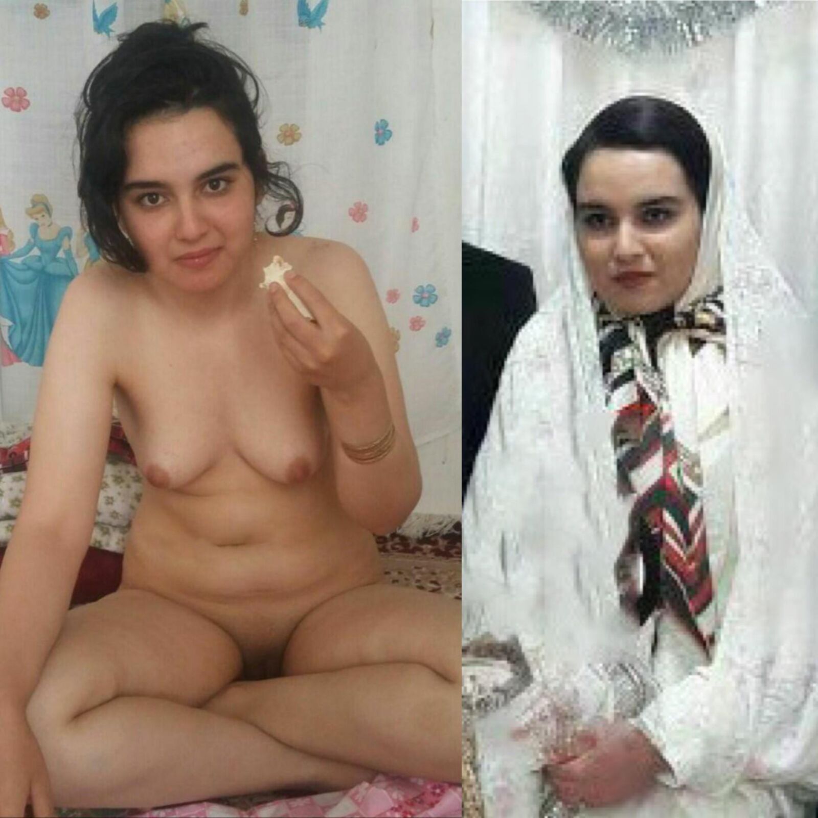 Pute iranienne hijabi exposée