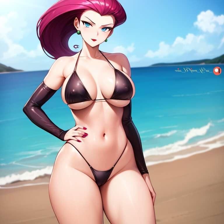 Pokemon Jessie Art no desnuda pero sexy