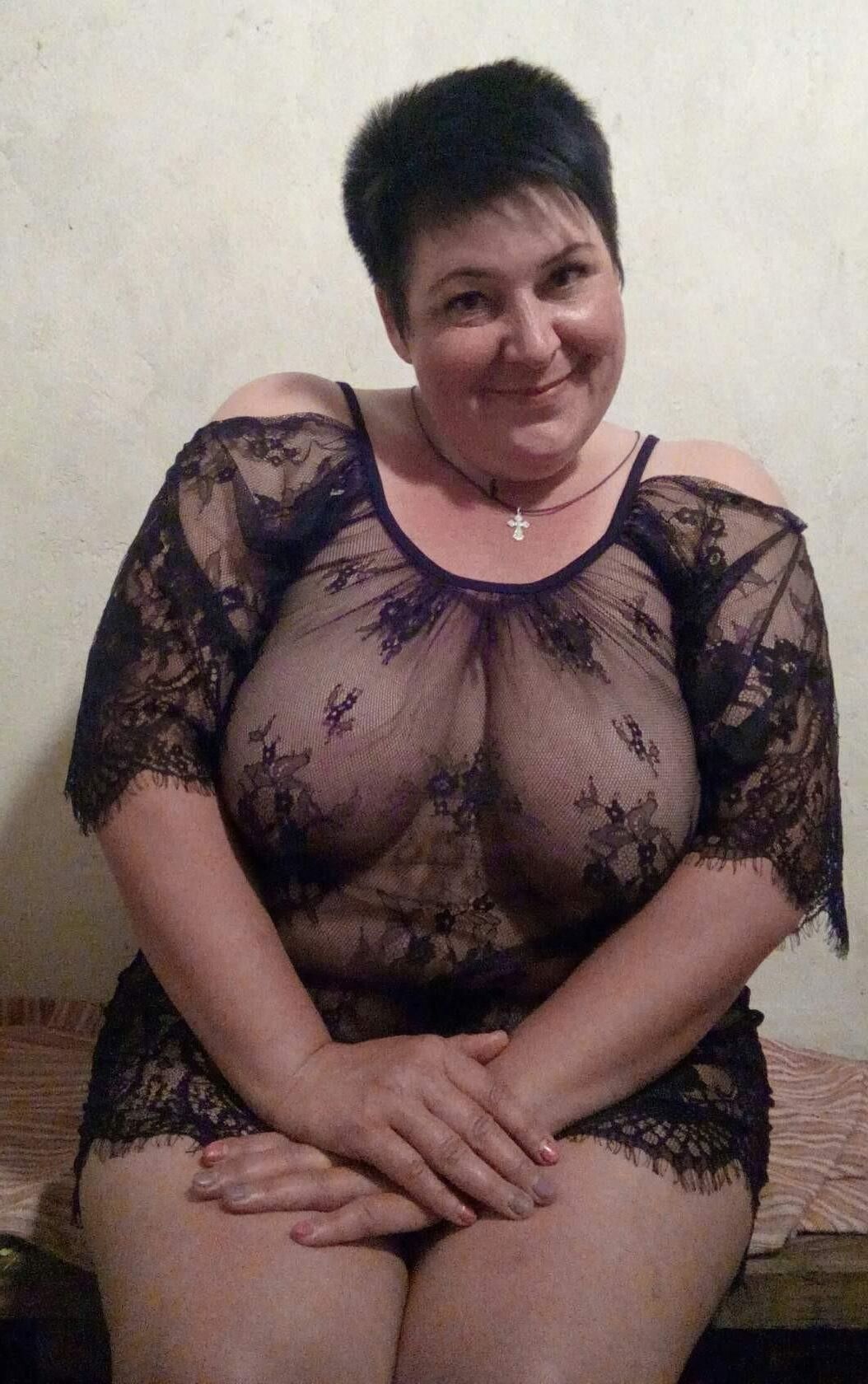 BBW mature amateur Anastasiya from Surgut in Russia