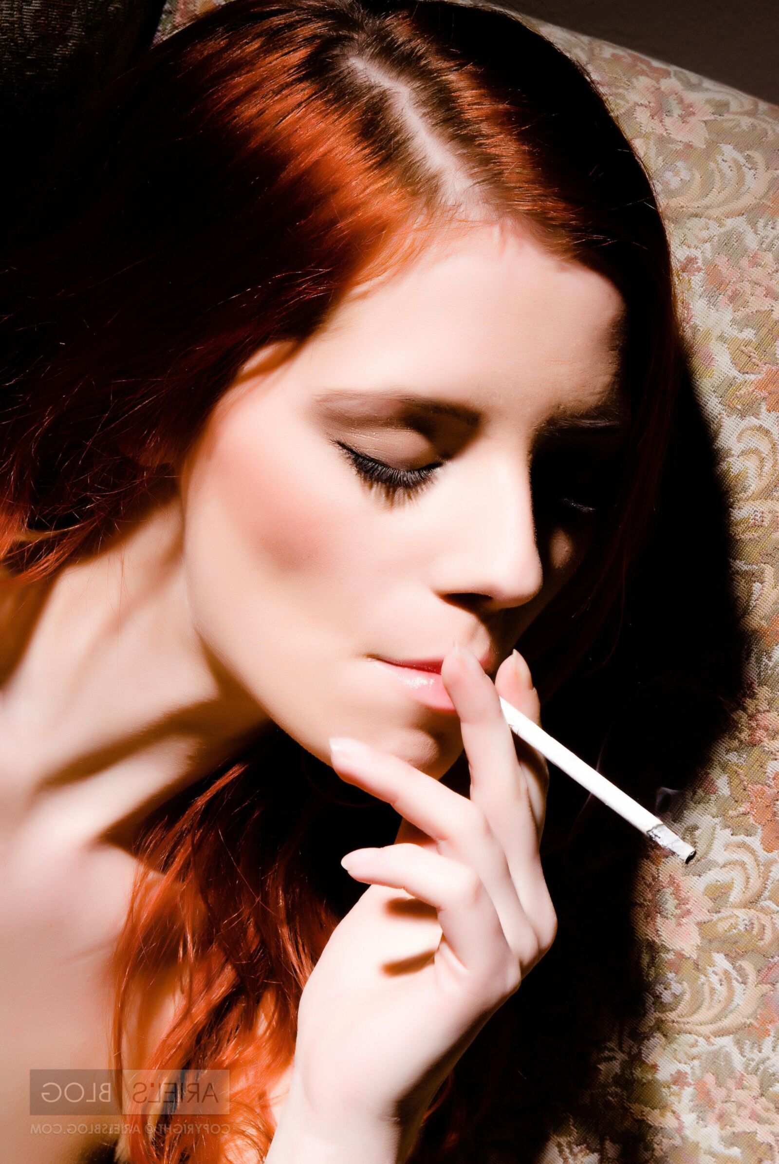 Lovely Redheads ARIEL Smoking