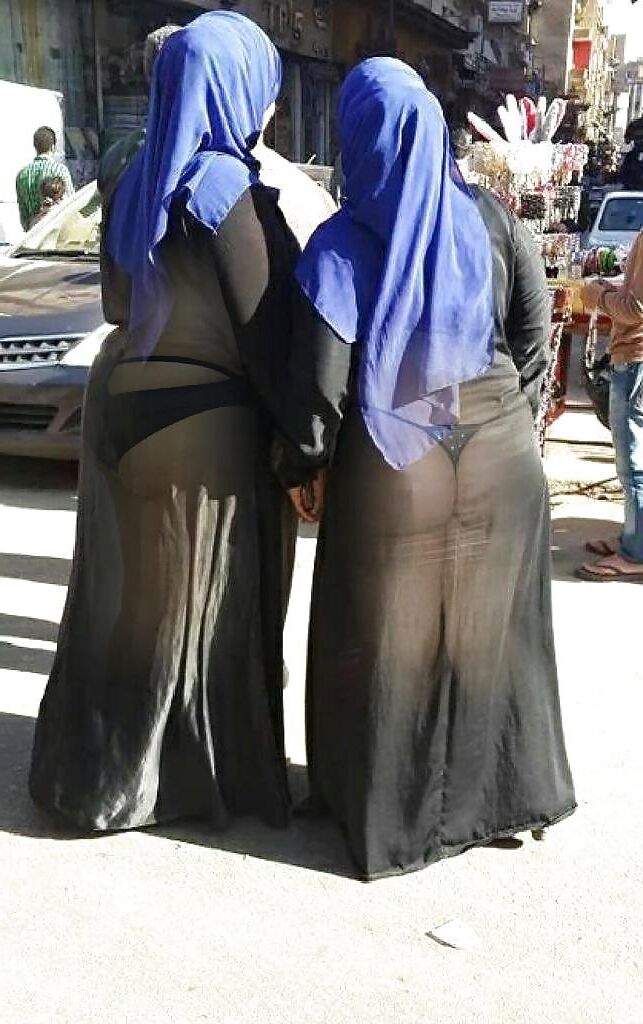 Bougnoules en hijab transparent une violence (porno arabe français arabe)