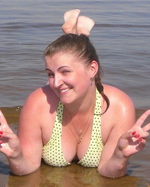 Russe en bikini