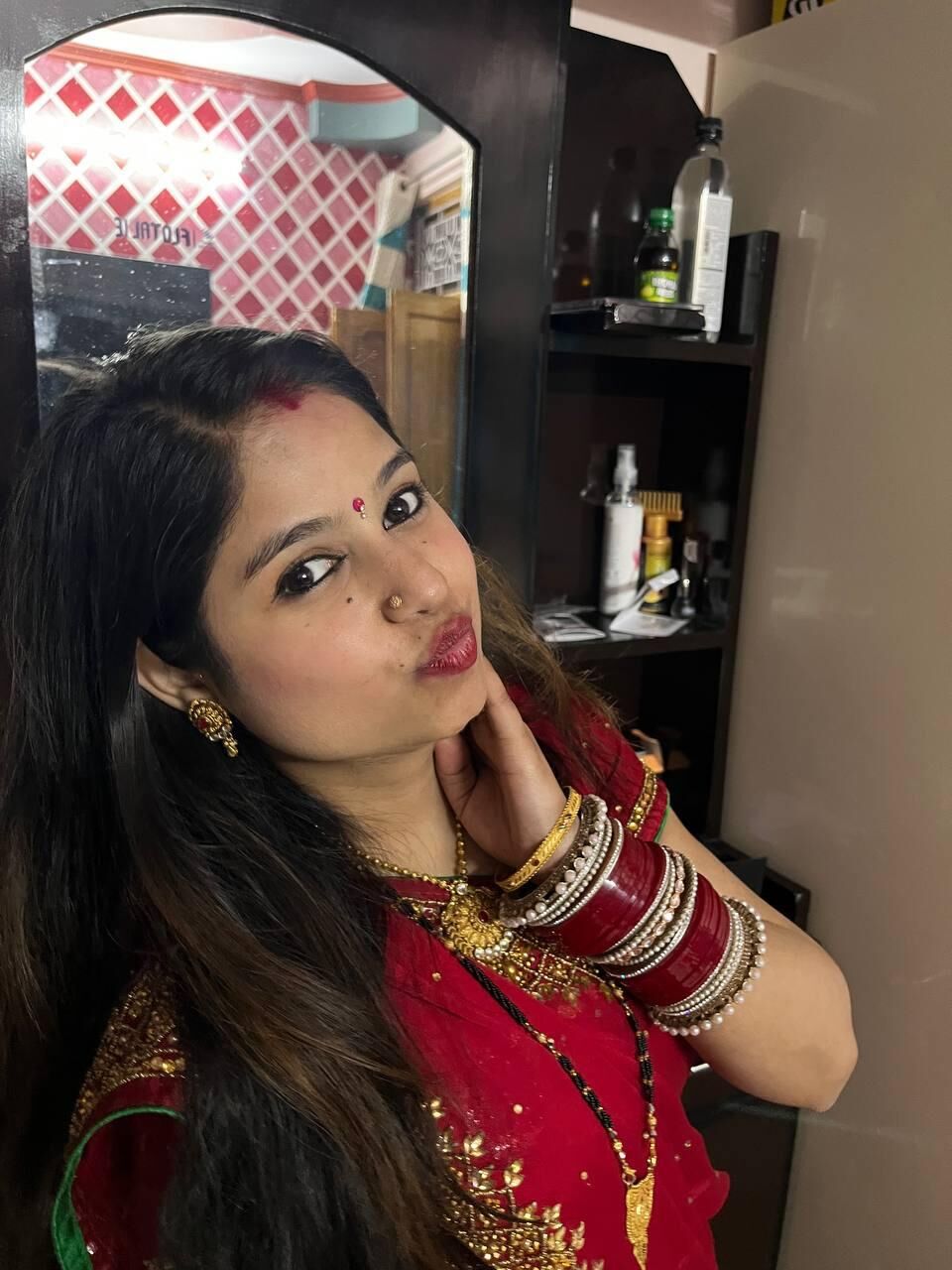 Dépouillard de femme indienne