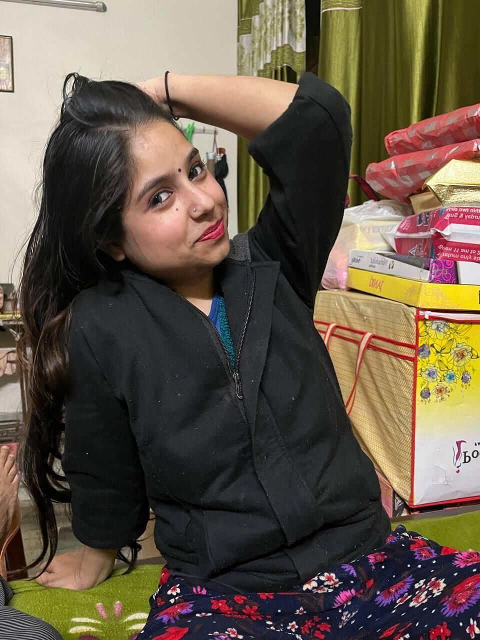 Dépouillard de femme indienne