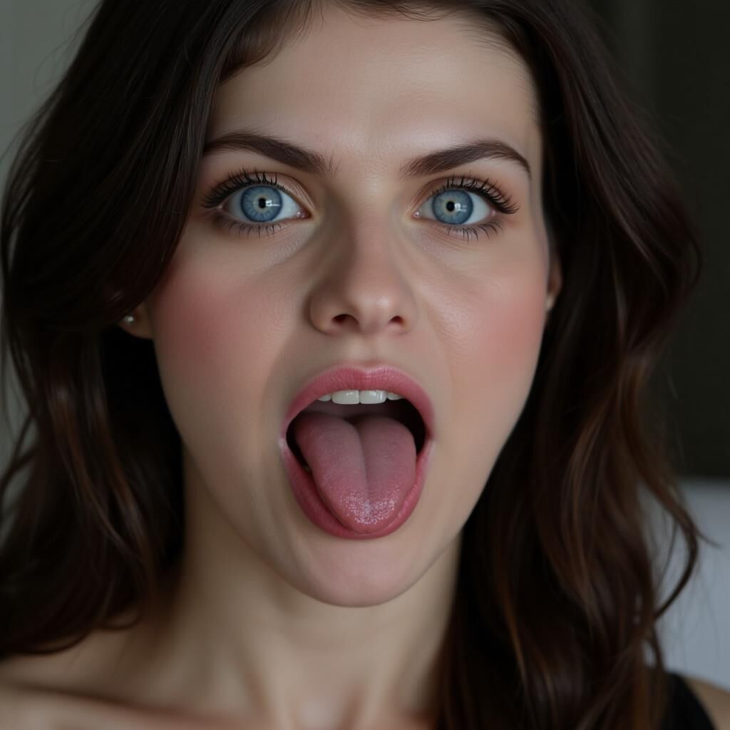 Alexandria Daddario chupando BBC