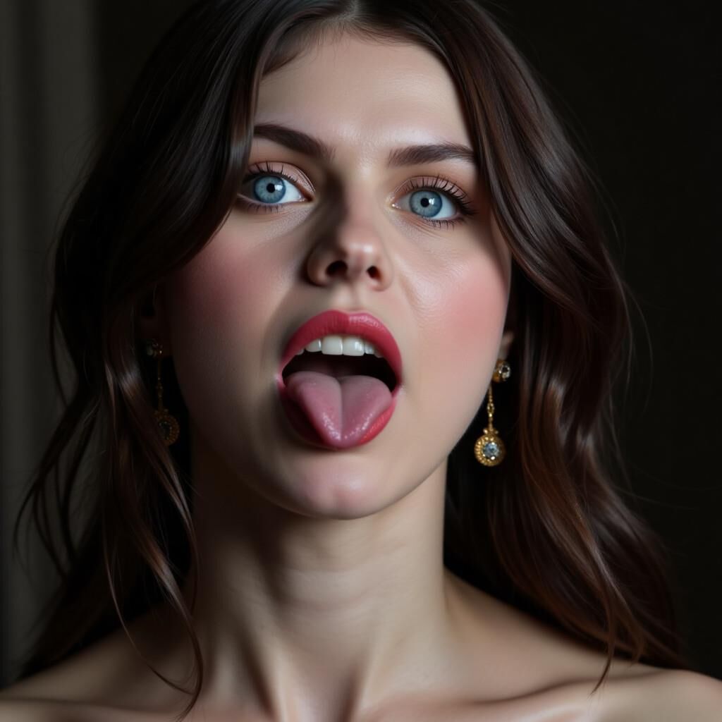 Alexandria Daddario chupando BBC