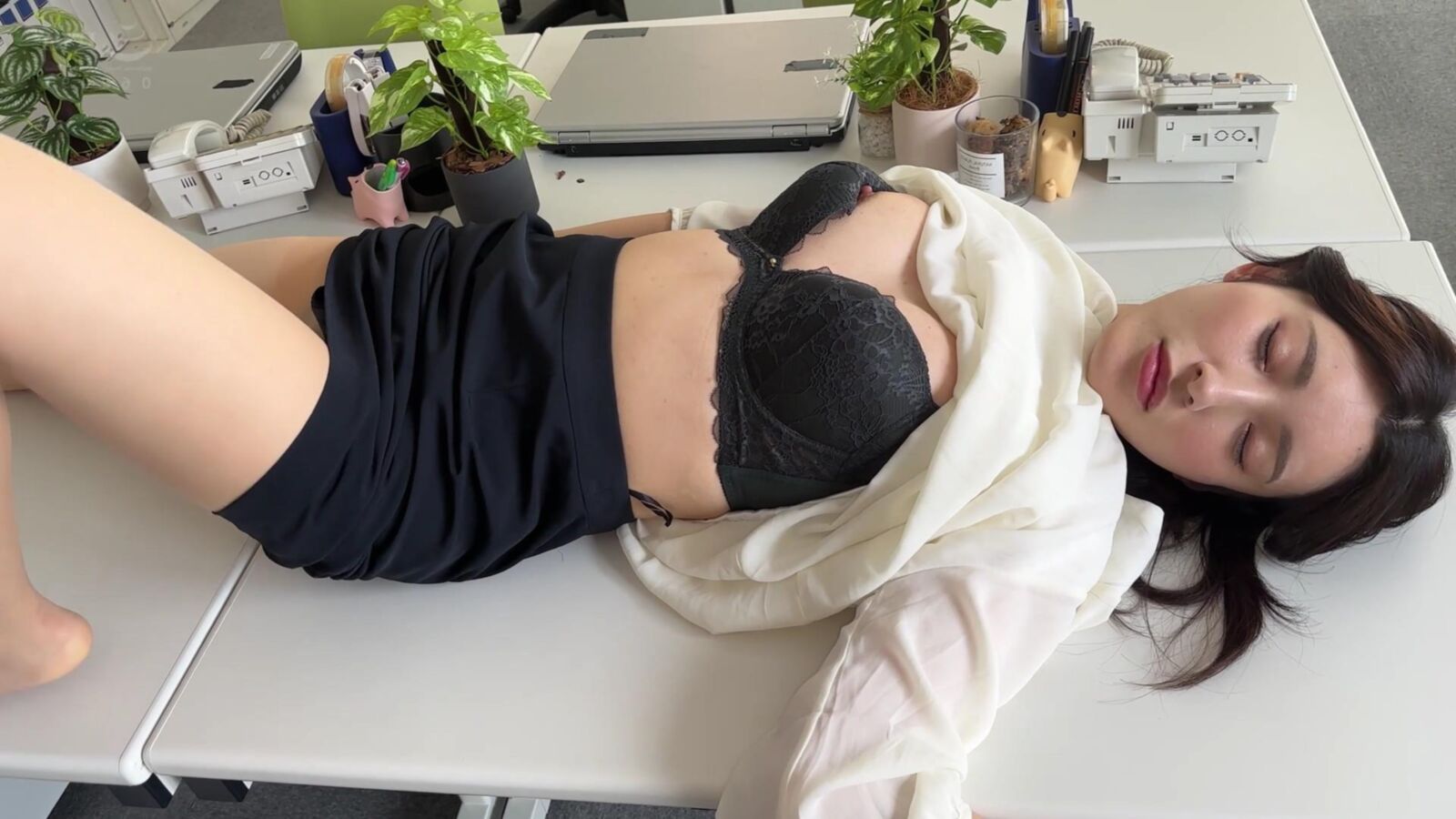 Formation de fille de bureau japonaise