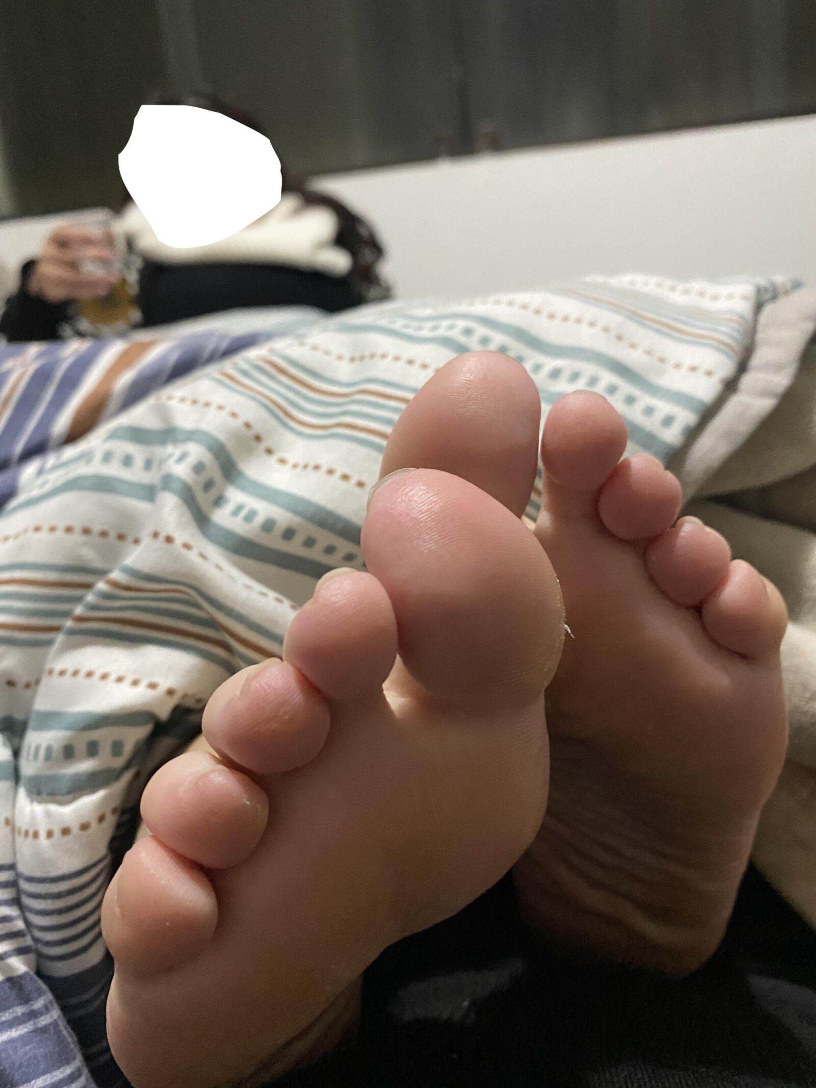 Wife soles to be licked and cummed by a true bbc