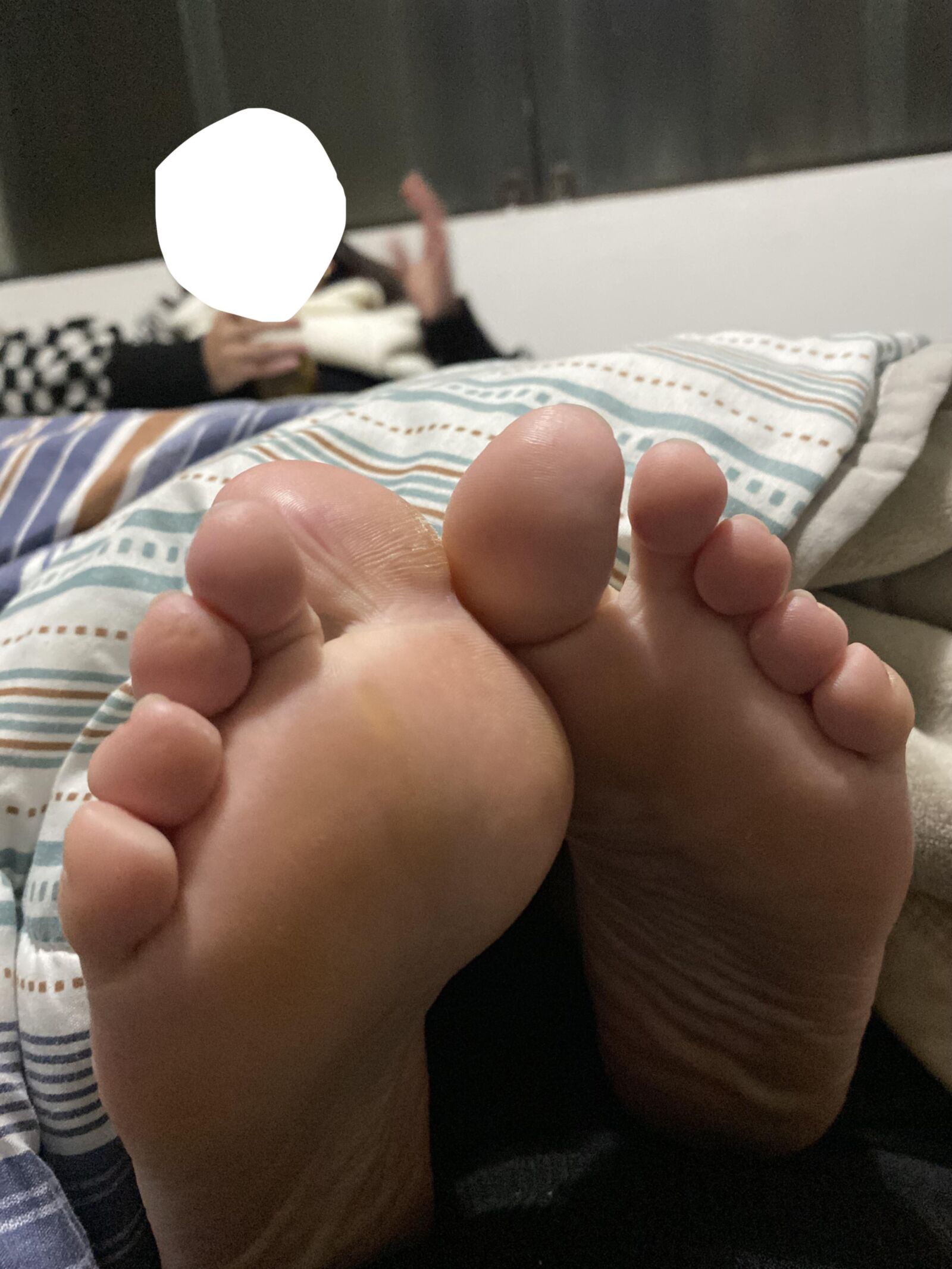 Wife soles to be licked and cummed by a true bbc