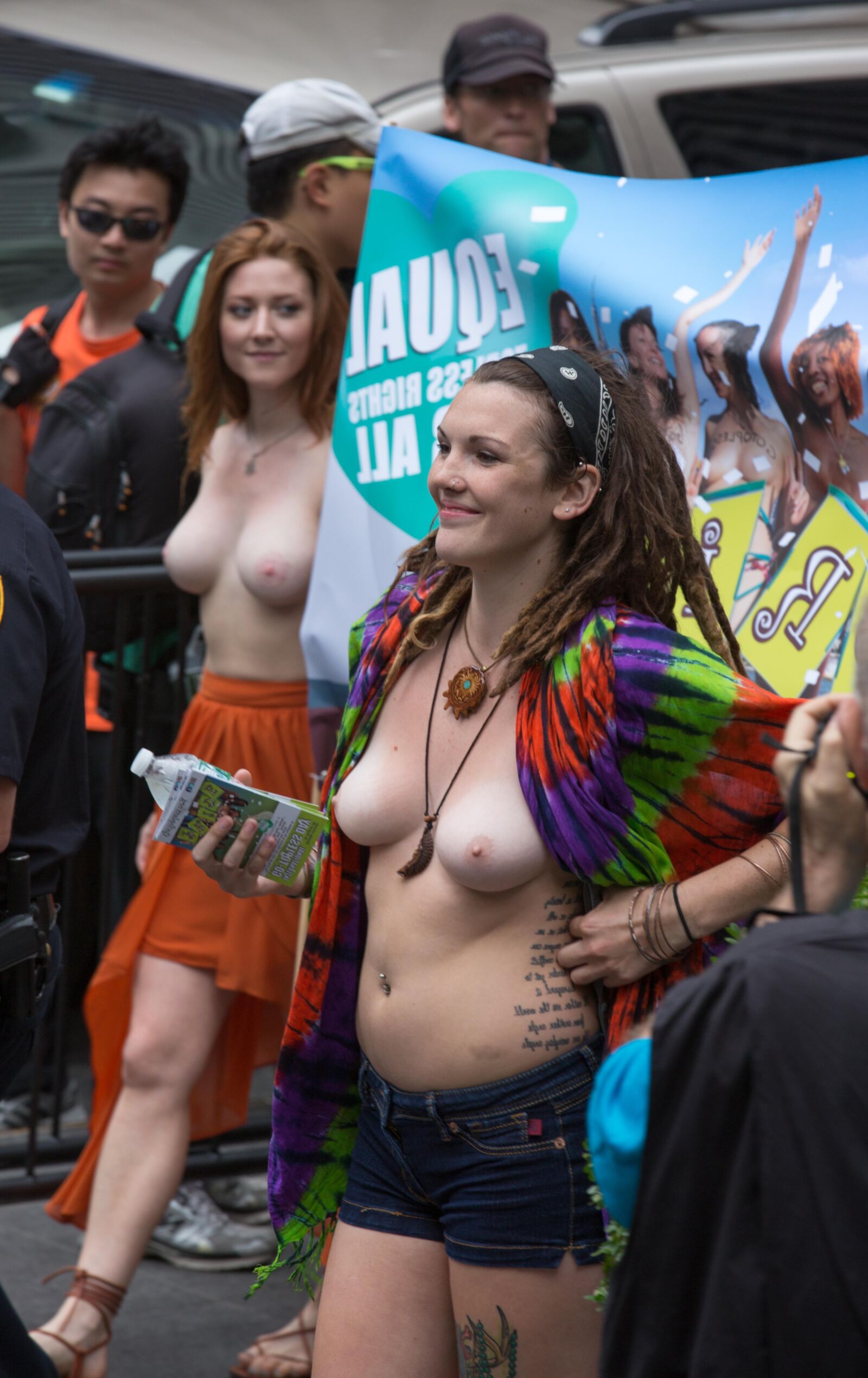 Rachel At Go Topless Day New York