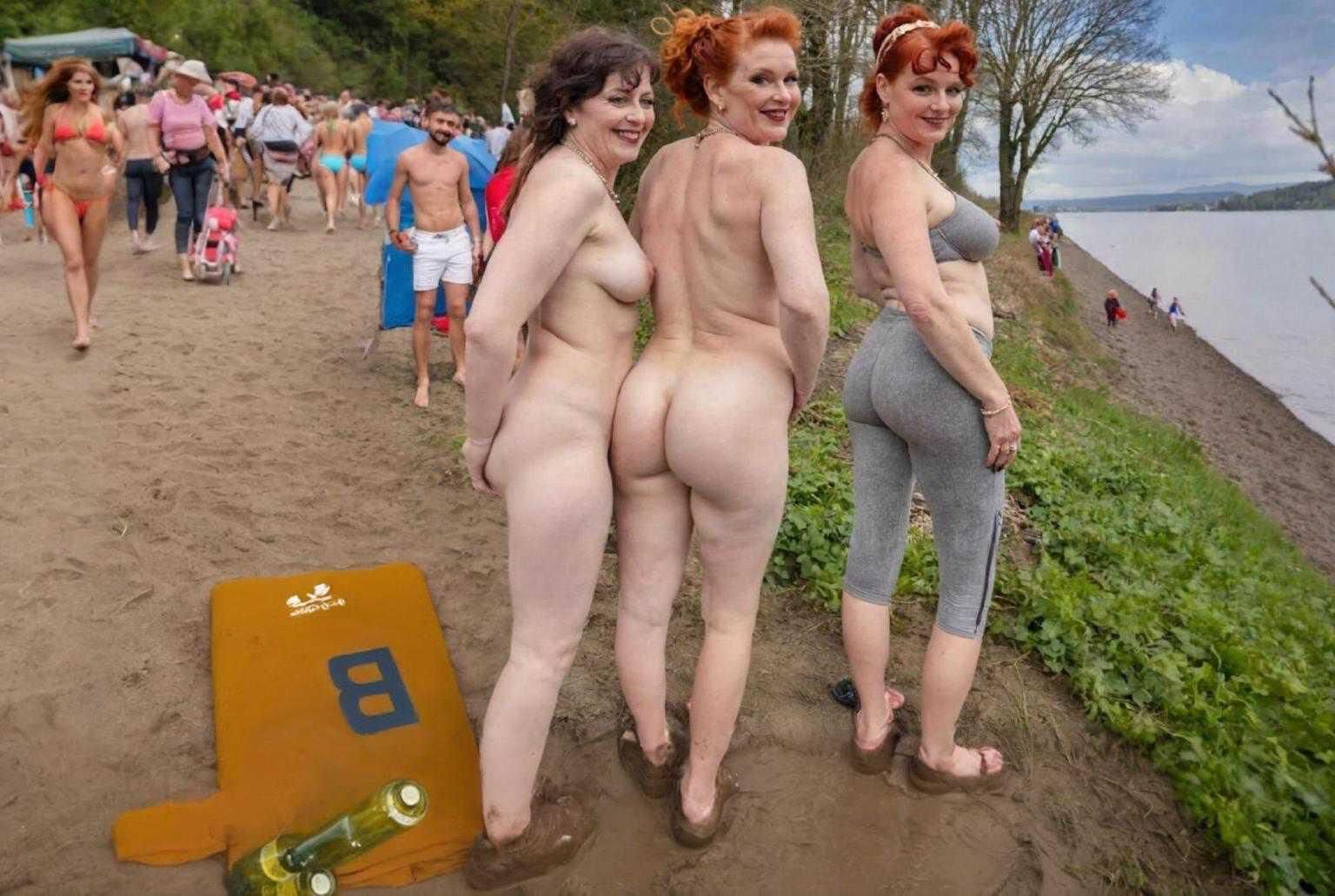 recent German FKK nudist pics of redheads 