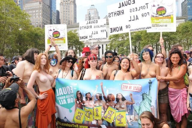 Rachel At Go Topless Day New York
