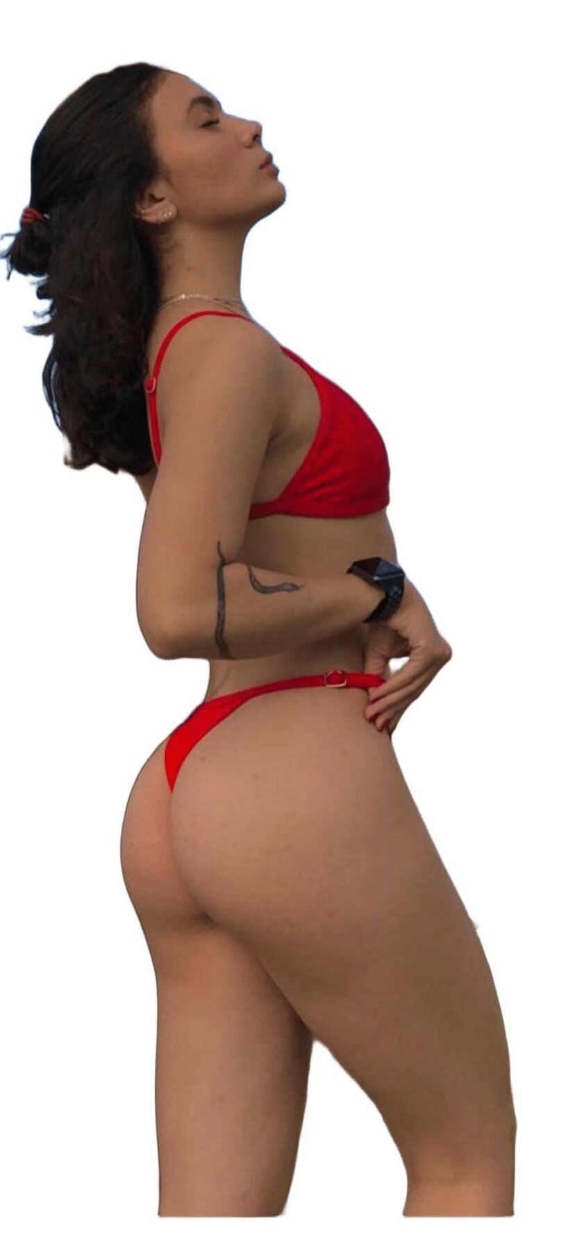 Latina Cute Big Butt Stickers 
