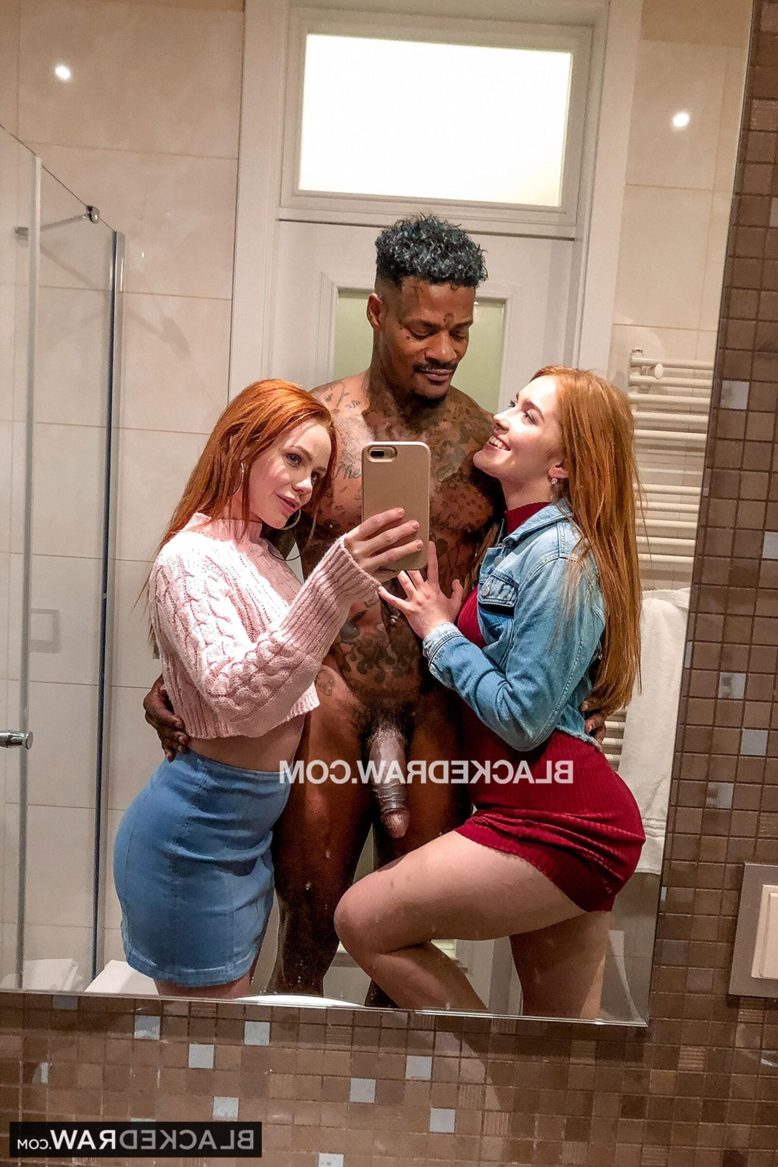 blacked clothed censored selfie