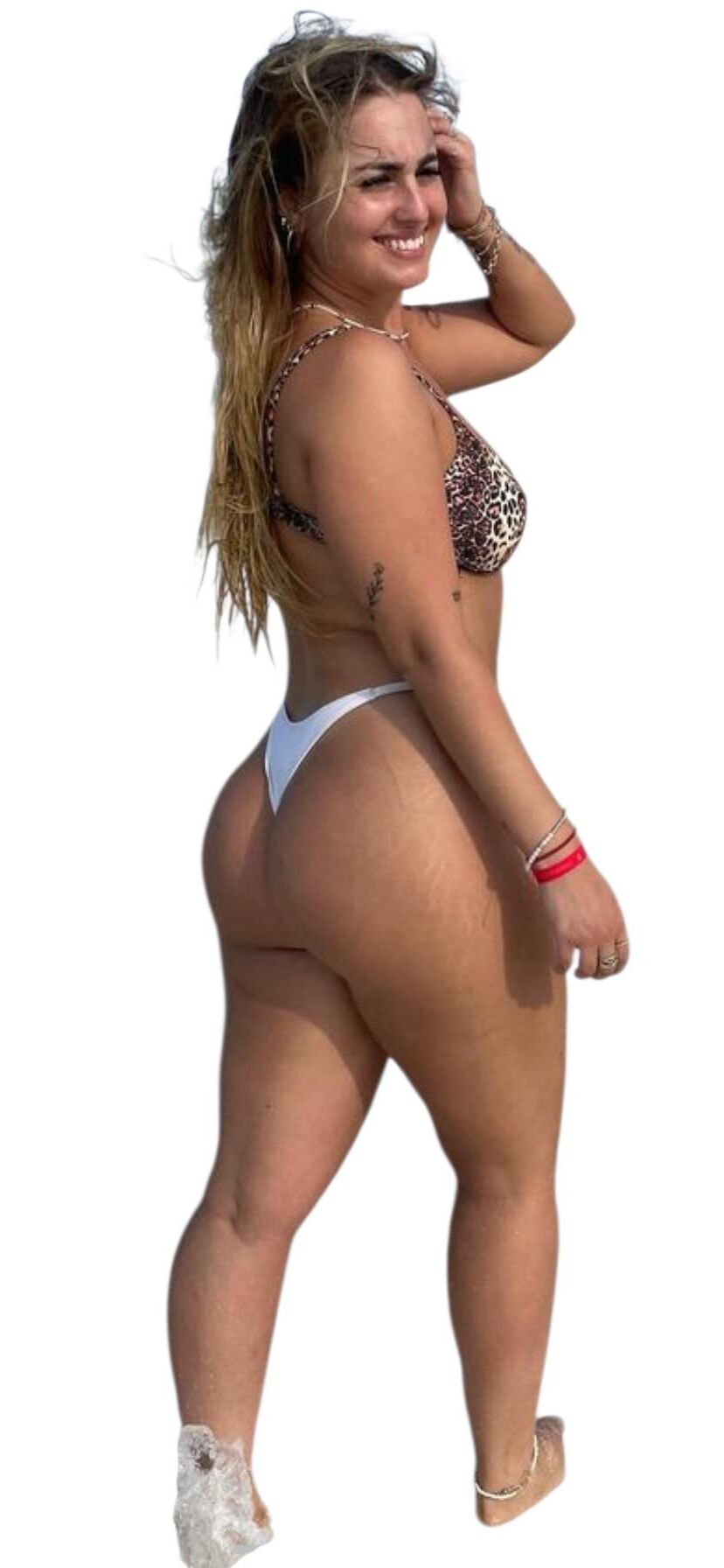Latina Cute Big Butt Stickers 