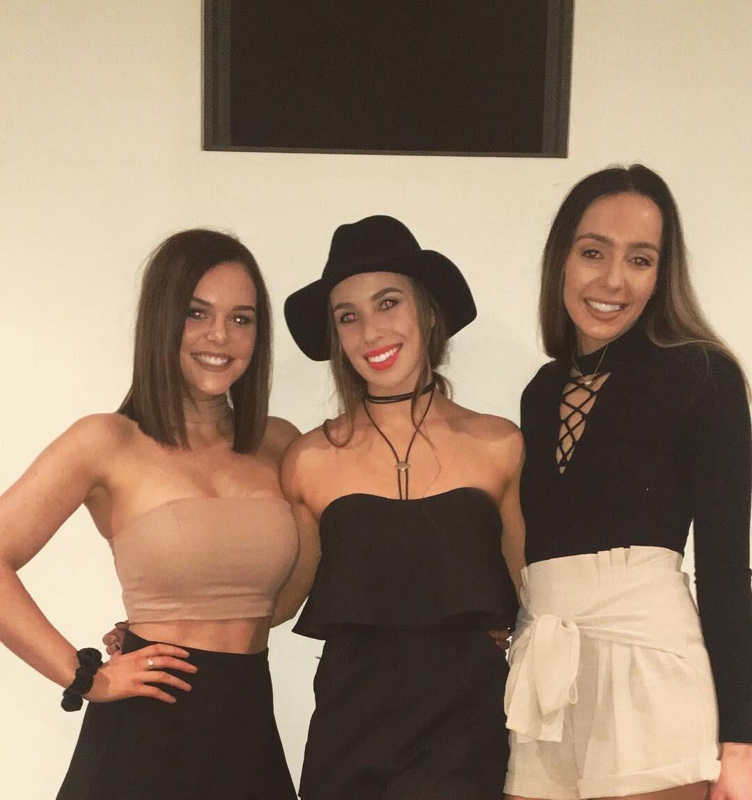 Mix of American College Sluts and Aussie Uni Sluts or Bimbos 