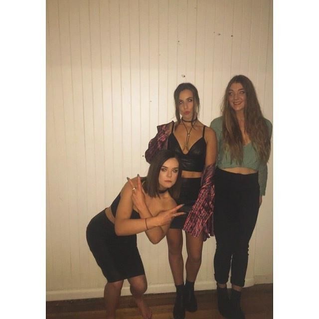 Mix of American College Sluts and Aussie Uni Sluts or Bimbos 