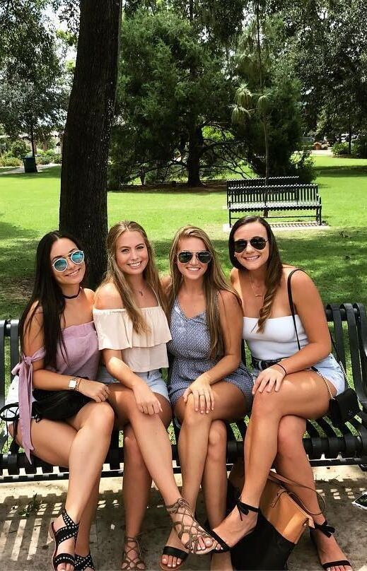 Mix of American College Sluts and Aussie Uni Sluts or Bimbos 
