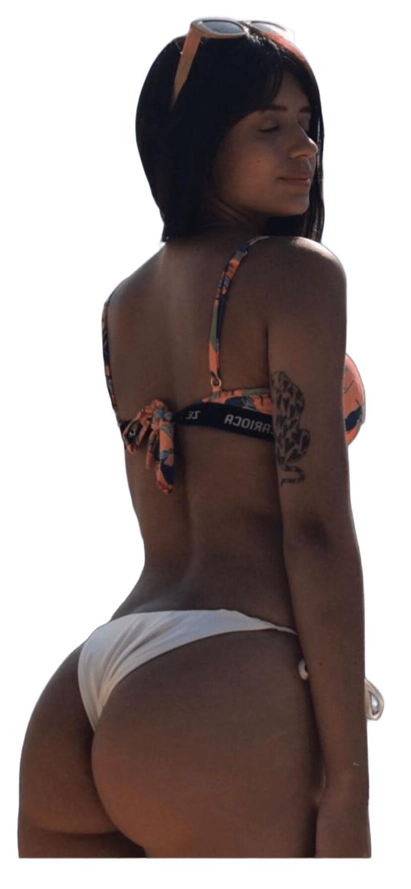 Latina Cute Big Butt Stickers 