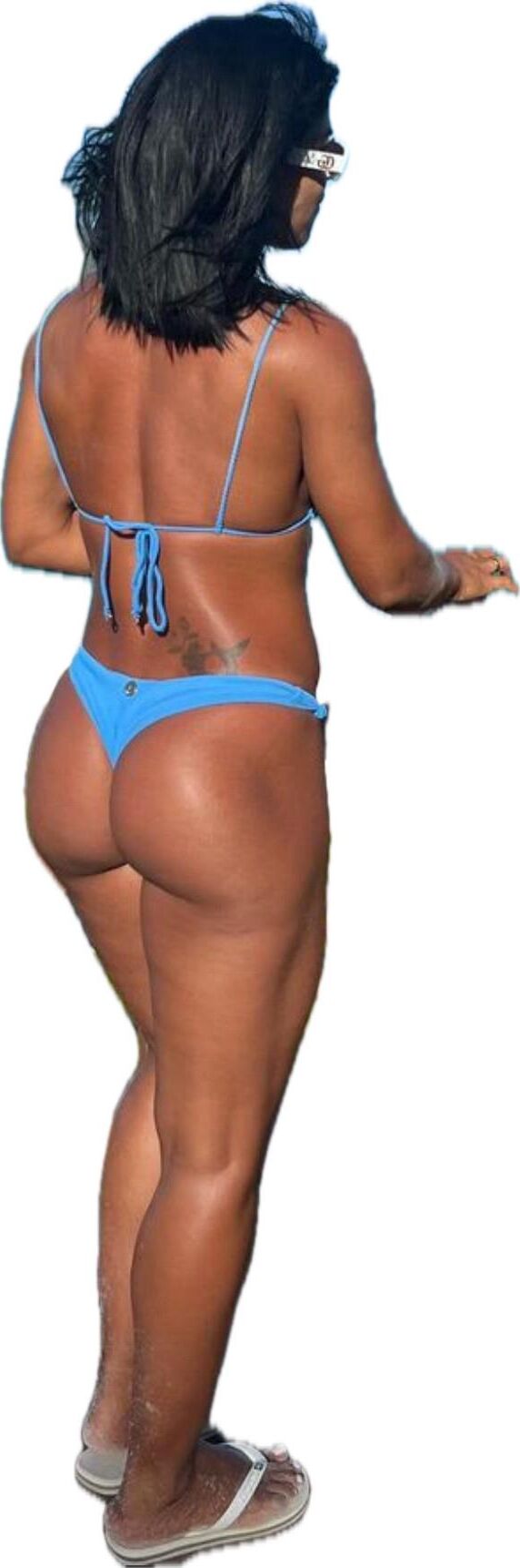 Latina Cute Big Butt Stickers 