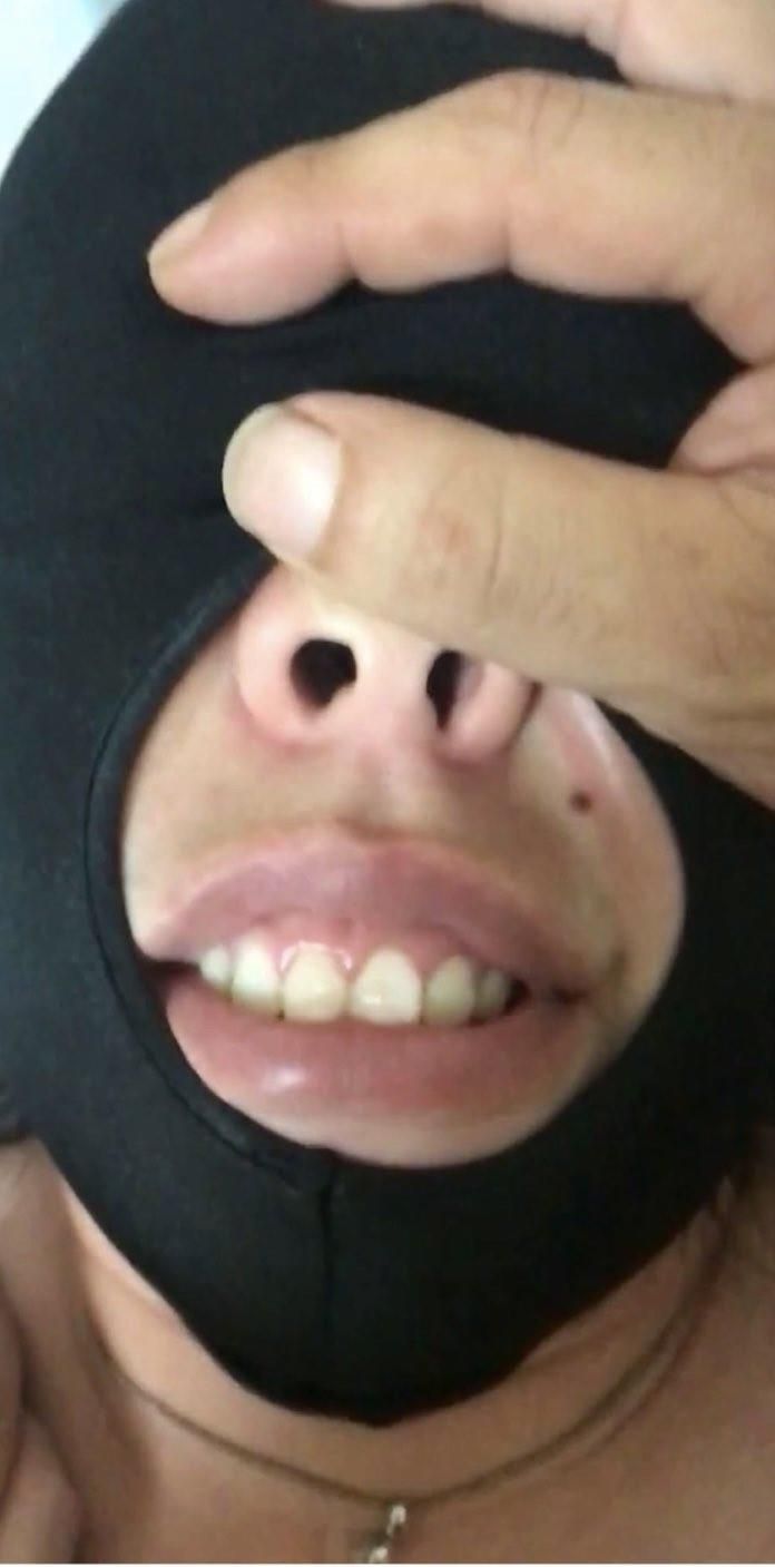 Ugly Asian cum slut