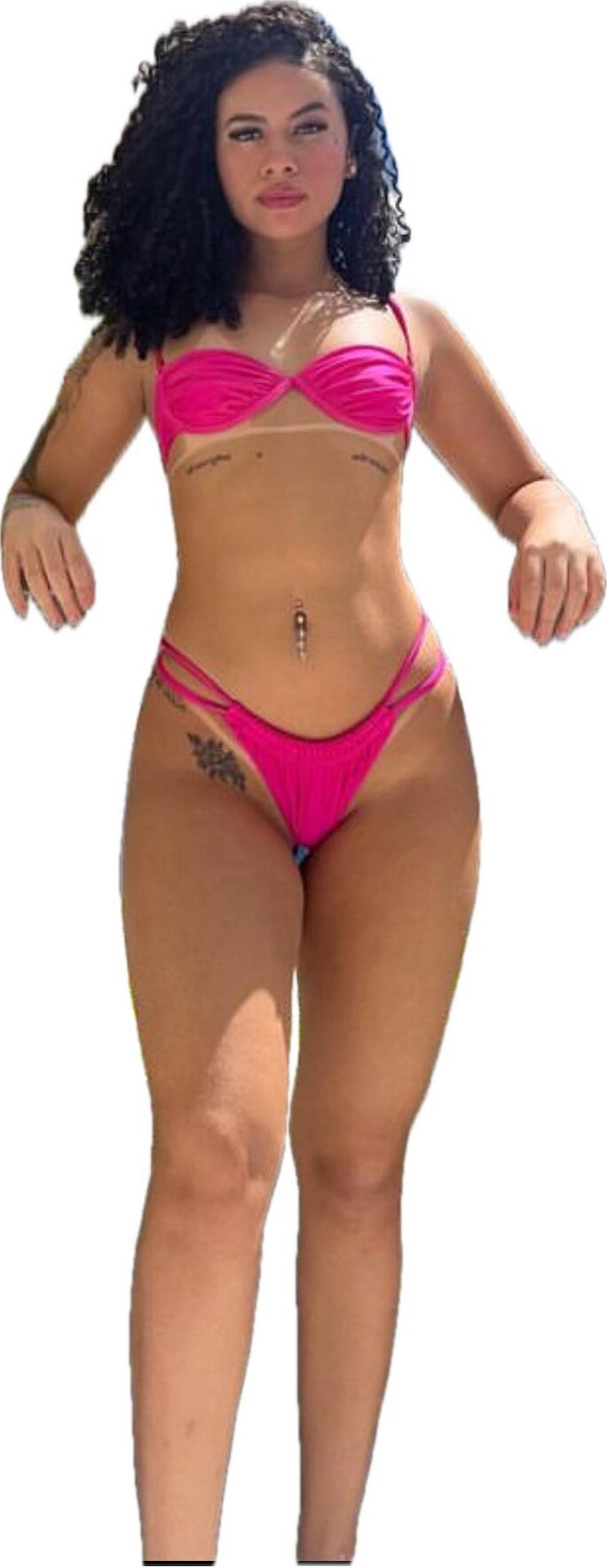 Latina Cute Big Butt Stickers 