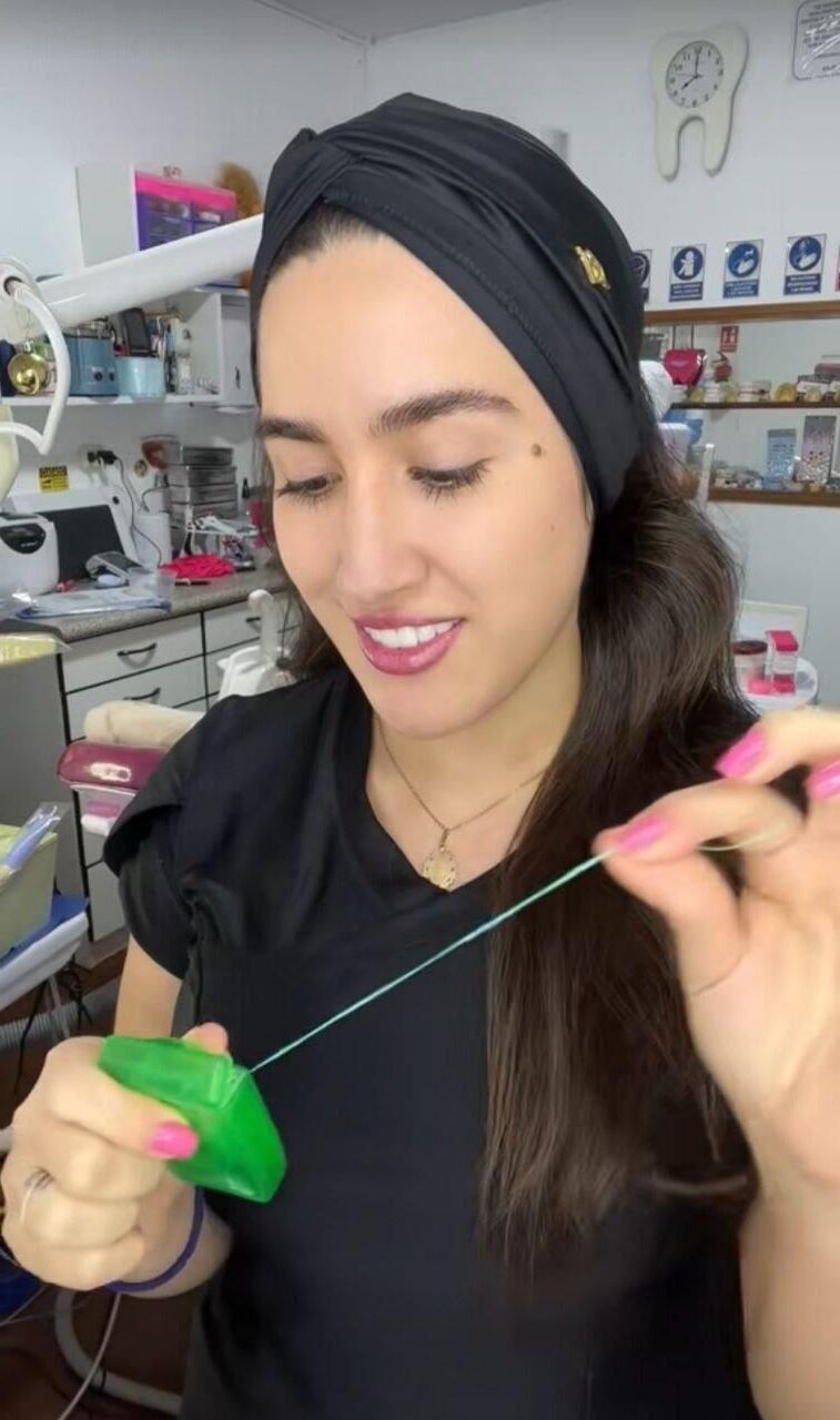 Beautiful Latina Dentist is a real slut