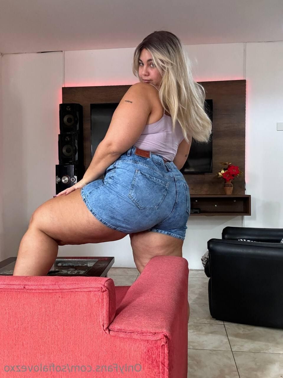 Sofia Huge Butt Big Boobs Gorgeous Latina BBW Girl Mixed Hot Sho