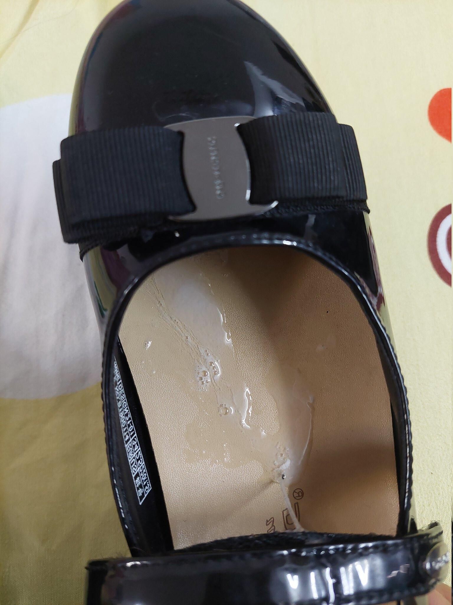 Asian shoes and cum