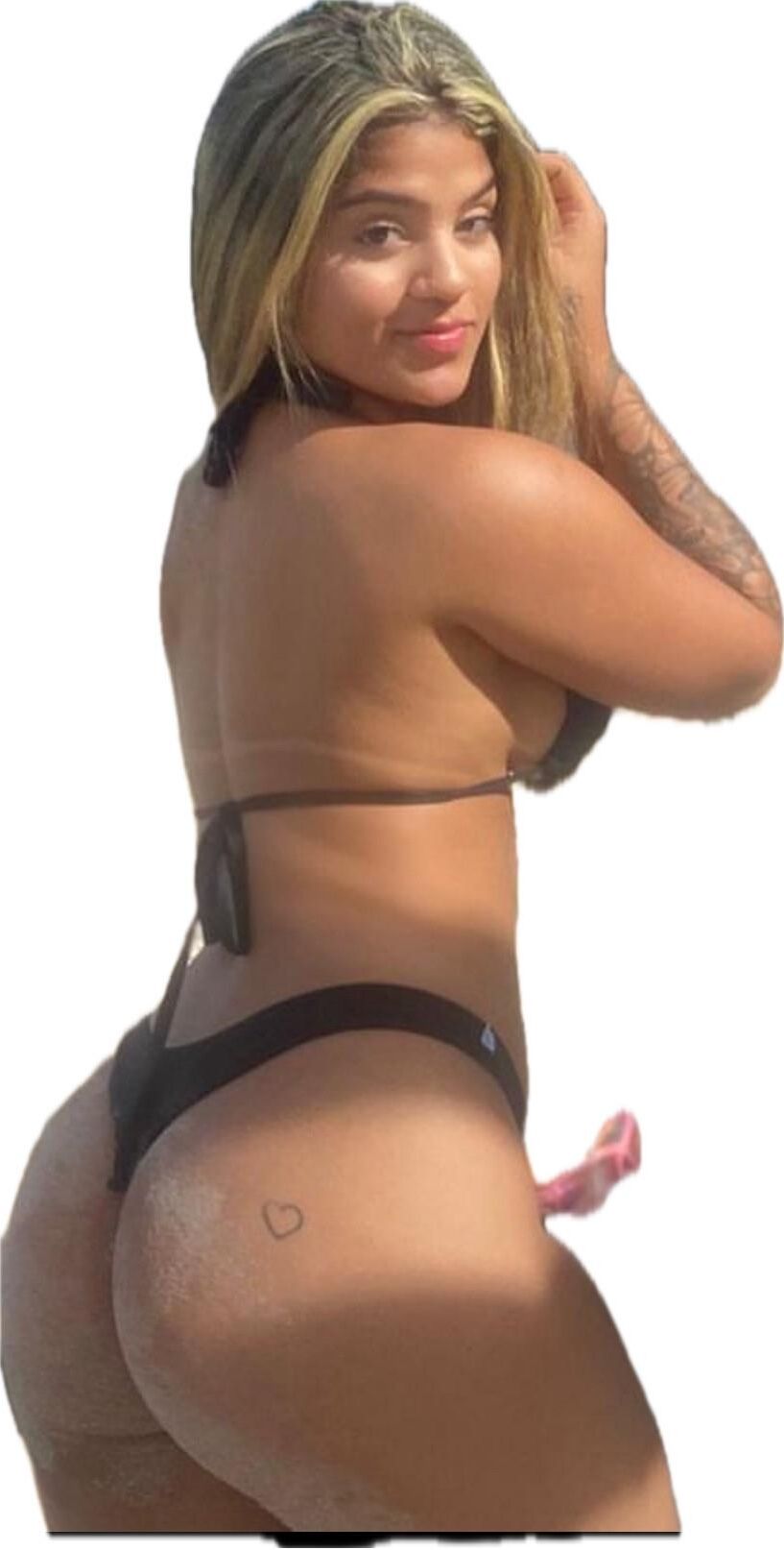 Latina Cute Big Butt Stickers 