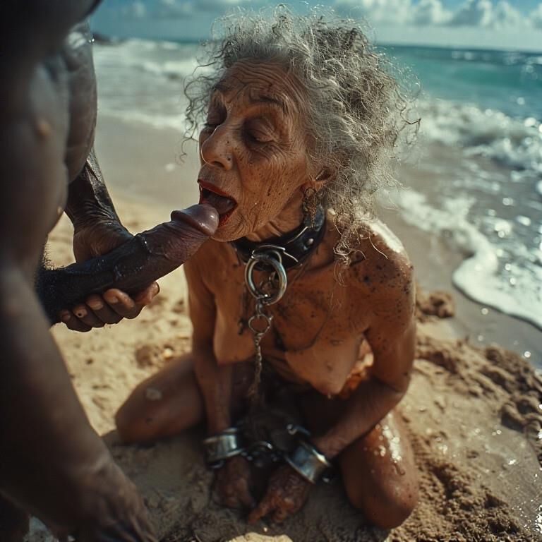 White female slaves in Africa