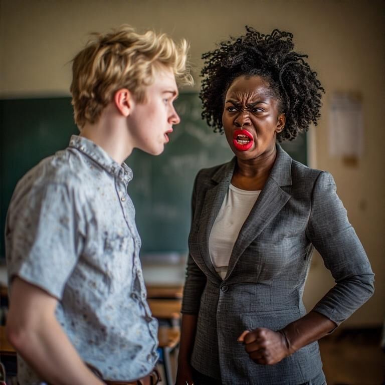 Pep Talk cuando se corregga verbalmente por una diosa negra