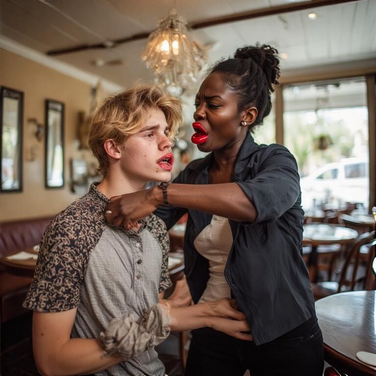 Pep Talk cuando se corregga verbalmente por una diosa negra