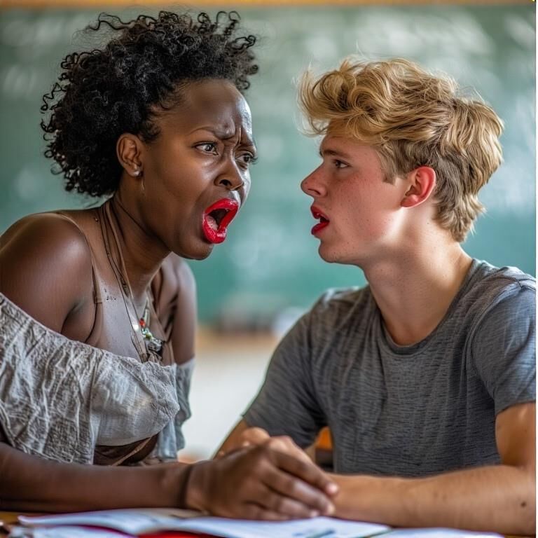 Pep Talk cuando se corregga verbalmente por una diosa negra