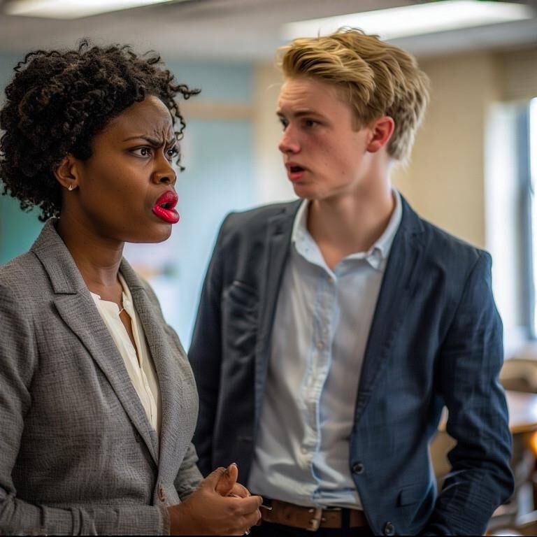Pep Talk cuando se corregga verbalmente por una diosa negra